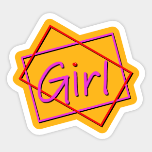 Girl #3 Sticker